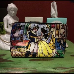 Disney Beauty and the Beast cosmetic bag